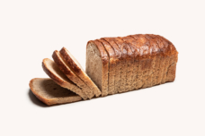 Reines Dinkelbrot, gebacken mit 60% Dinkelmehl und 40% Dinkelvollmehl, vermahlen in der hauseigenen Mühle. Mild und nussig im Geschmack.