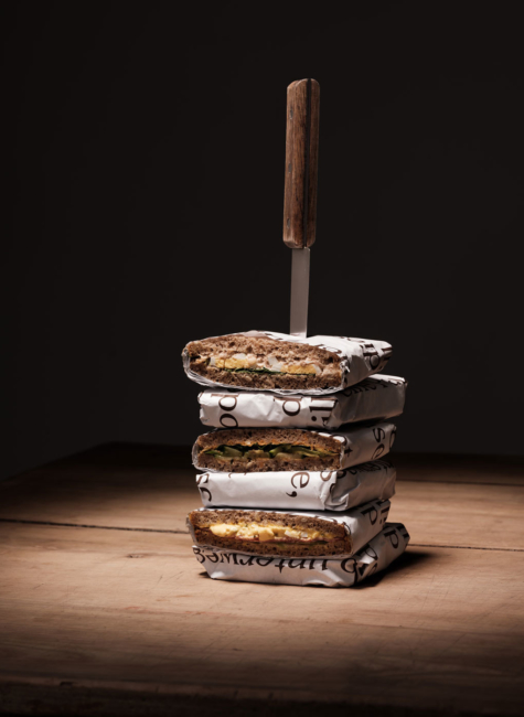 Honeder Unsere Snacks Image Jasenbrot Gestapelt Mit Messer